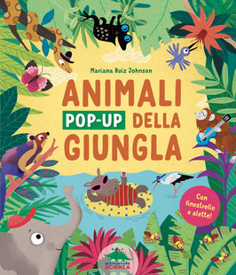 Animali pop-up della giungla: libro per bambini