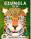 Giungla in 3 D | libro sugli animali della giungla per bambini | copertina