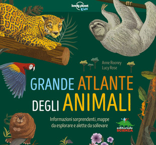 Grande atlante degli animali | libro per bambini sugli animali selvatici | copertina