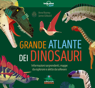 Grande atlante dei dinosauri: libro per bambini da 8 anni