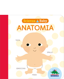 Scienza Baby Anatomia - libro sul corpo umano per bambini di 3 anni - copertina